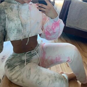 BITTER SWEET TIE DYE LOUNGE SET